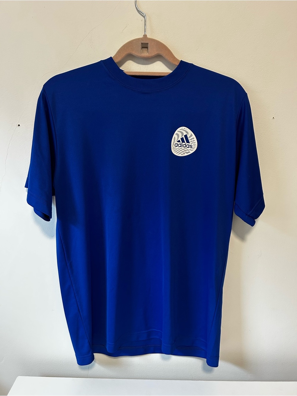 adidas Royal Blue Crewneck Short-Sleeve Tee